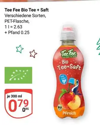 Globus Tee fee bio tee + saft Angebot