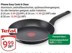 Globus Tefal pfanne easy cook & clean Angebot