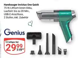 Globus Genius handsauger invictus one quick Angebot
