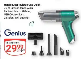Globus Genius handsauger invictus one quick Angebot