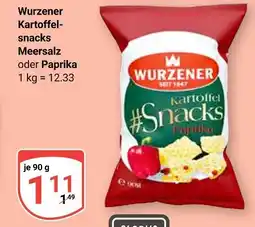 Globus Wurzener kartoffelsnacks meersalz Angebot
