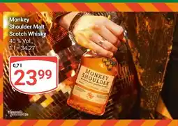 Globus Monkey shoulder malt scotch whisky Angebot