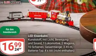 Globus Led-eisenbahn Angebot
