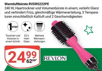 Globus Revlon warmluftbürste rvdr5222pe Angebot