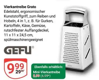Globus Gefu vierkantreibe grato Angebot
