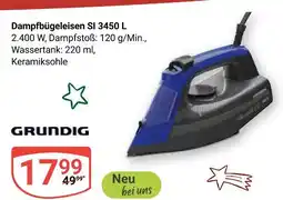 Globus Grundig dampfbügeleisen si 3450 l Angebot