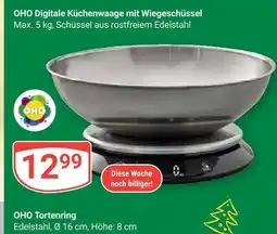 Globus Oho digitale küchenwaage mit wiegeschüssel Angebot