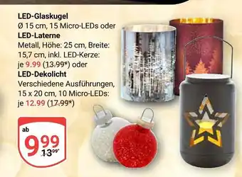 Globus Led-glaskugel Angebot