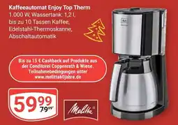 Globus Melitta kaffeeautomat enjoy top therm Angebot
