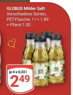 Globus Globus milder saft Angebot