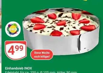 Globus Einhandsieb inox Angebot