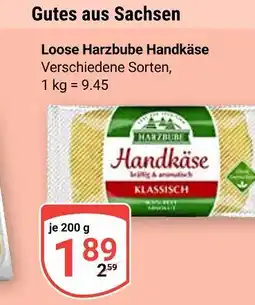 Globus Harzbube handkäse klassisch Angebot