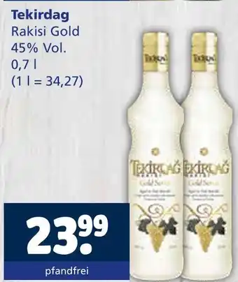 Getränkewelt Tekirdag rakisi gold Angebot