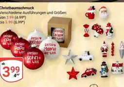 Globus Christbaumschmuck Angebot