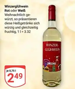 Globus Winzerglühwein rot Angebot