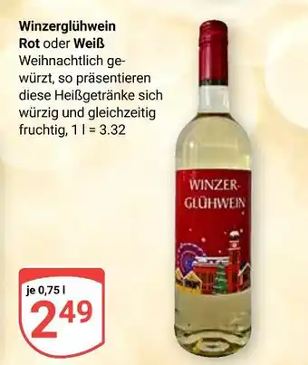 Globus Winzerglühwein rot Angebot