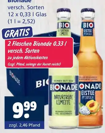 Getränkewelt Bionade limonade Angebot