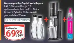 Globus Sodastream wassersprudler crystal vorteilspack Angebot