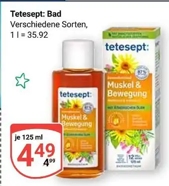 Globus Tetesept bad Angebot