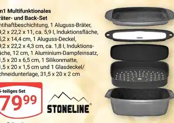 Globus Stoneline 8-in-1 multifunktionales bräter- und back-set Angebot