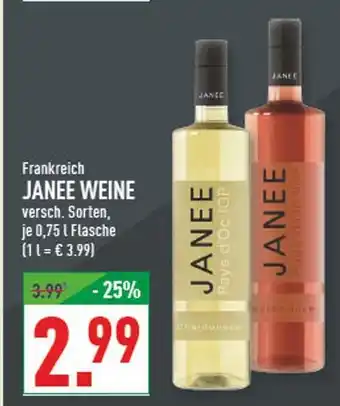 Marktkauf Janee pays d'oc igp chardonnay Angebot