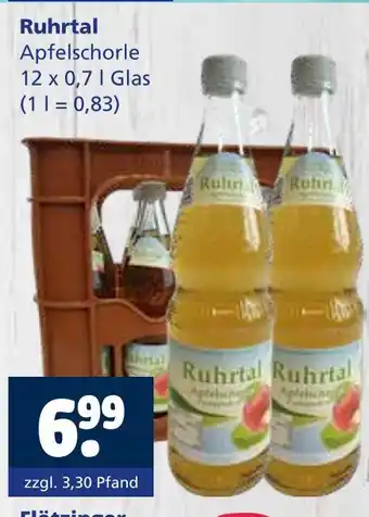 Getränkewelt Ruhrtal apfelschorle Angebot