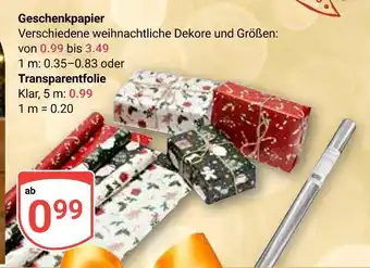 Globus Geschenkpapier Angebot