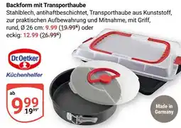 Globus Dr. oetker backform mit transporthaube Angebot