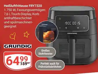 Globus Grundig heißluftfritteuse fry7320 Angebot