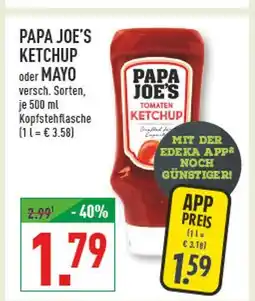 Marktkauf Papa joe's ketchup Angebot