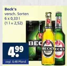 Getränkewelt Beck's bier Angebot