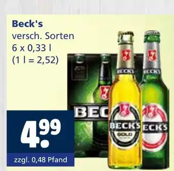 Getränkewelt Beck's bier Angebot
