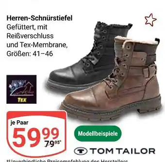 Globus Tom tailor herren-schnürstiefel Angebot