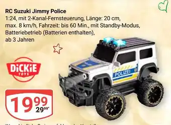 Globus Dickie toys rc suzuki jimmy police Angebot