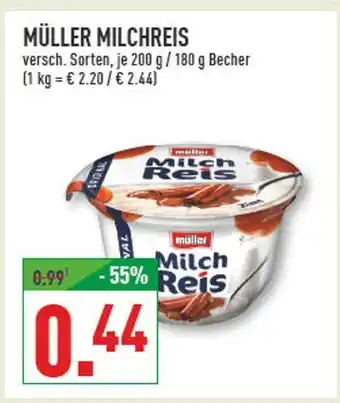 Marktkauf Müller milchreis Angebot