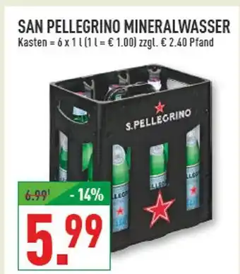 Marktkauf San pellegrino mineralwasser Angebot