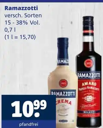 Getränkewelt Ramazzotti crema Angebot