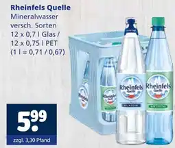 Getränkewelt Rheinfels quelle mineralwasser Angebot