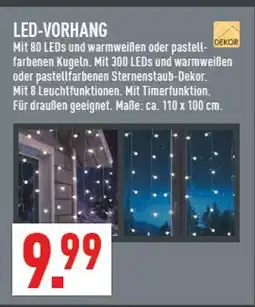 Marktkauf Dekor led-vorhang Angebot