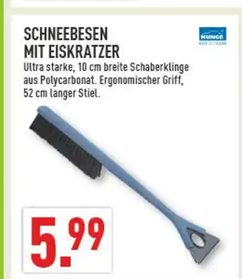 Marktkauf Kunze schneebesen mit eiskratzer Angebot
