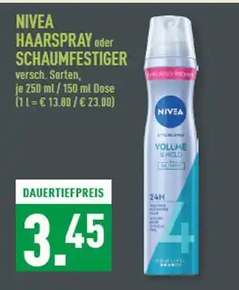 Marktkauf Nivea haarspray Angebot