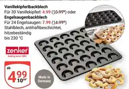 Globus Zenker vanillekipferlbackblech Angebot