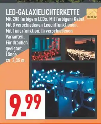 Marktkauf Dekor led-galaxielichterkette Angebot