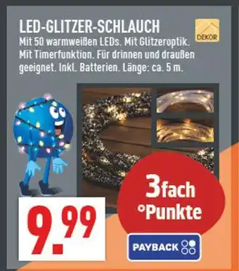 Marktkauf Dekor led-glitzer-schlauch Angebot