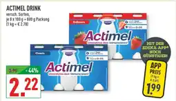 Marktkauf Danone actimel erdbeere Angebot