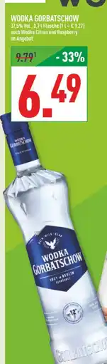 Marktkauf Gorbatschow wodka Angebot