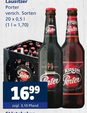 Getränkewelt Lausitzer porter Angebot