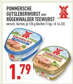 Marktkauf Rügenwalder pommersche gutsleberwurst Angebot