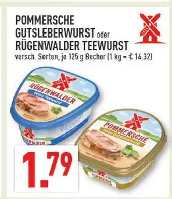 Marktkauf Rügenwalder pommersche gutsleberwurst Angebot