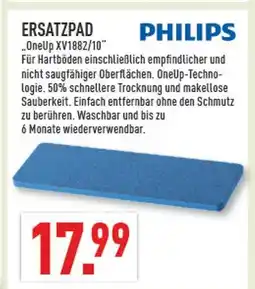 Marktkauf Philips ersatzpad oneup xv1882/10 Angebot
